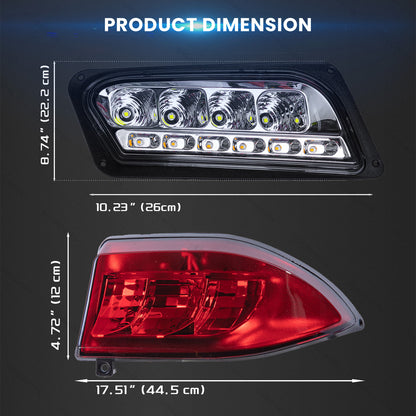 Club Car Tempo LED Deluxe Light Kit 12-48 volt