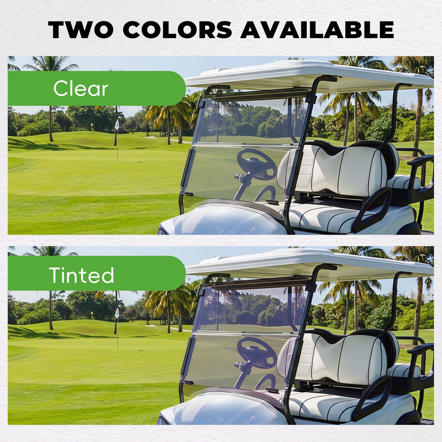 Club Car Tempo/Precedent Windshield (tinted/PMMA)