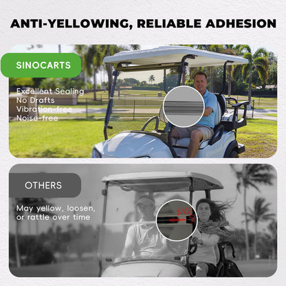 Club Car Tempo/Precedent Windshield (clear/PMMA)