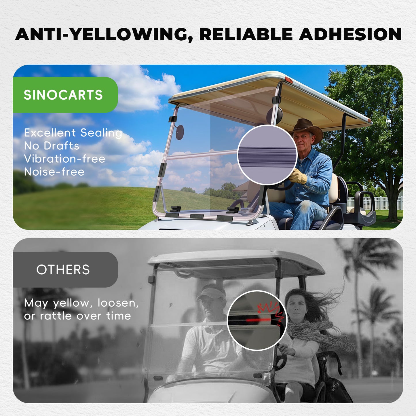 Club Car DS NEW 00.5-UP Windshield (tinted/PMMA)