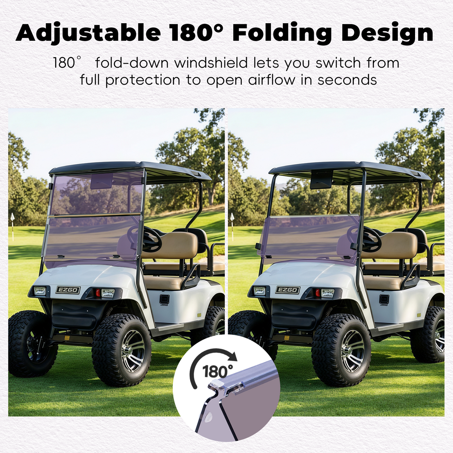 EZ-GO TXT PRE2013 Windshield (tinted/PMMA)