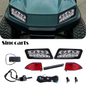 Club Car Tempo LED High Low Beam Light Kit with Brake Pad 12-48 volt