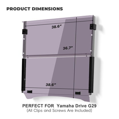 YAMAHA DRIVE/G29 Windshield (tinted/PMMA)