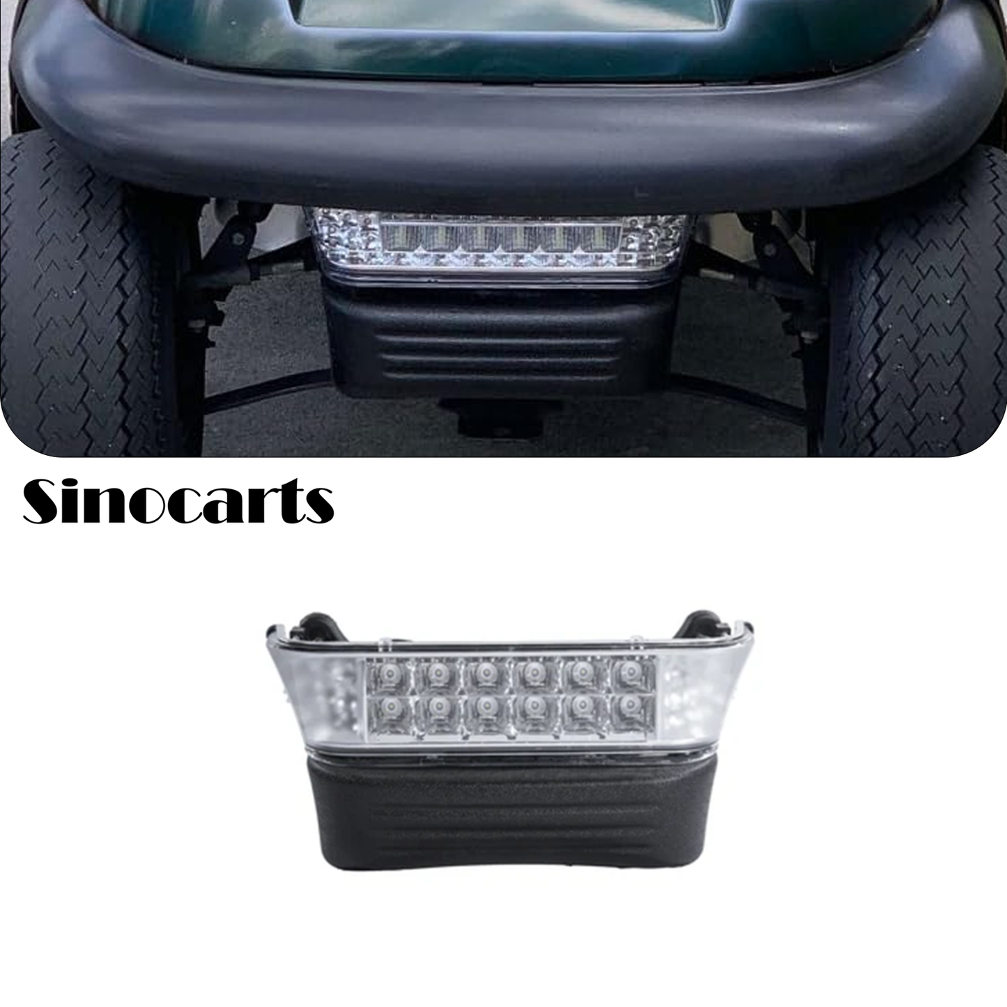 Club Car Precedent  04 UP  LED headlight without bumer only