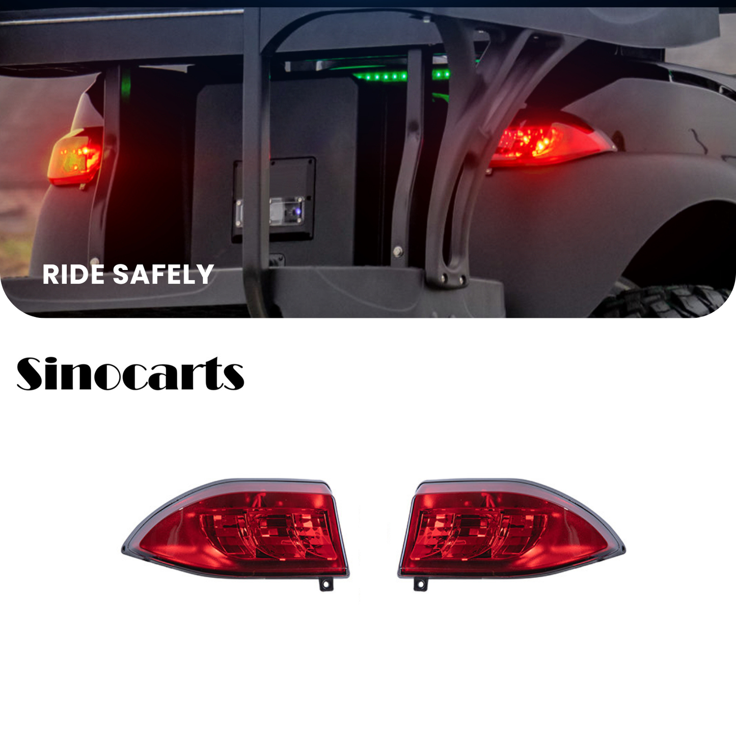 Club Car Tempo LED Taillight ONLY 12-48 volt